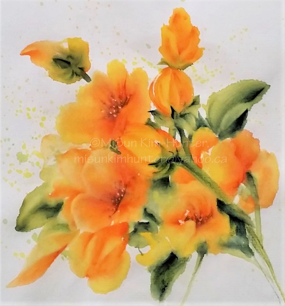 yellow garden sample